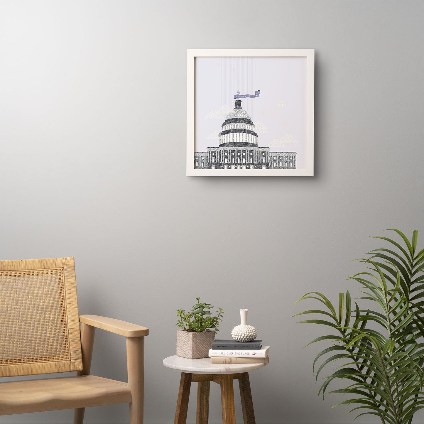 Jennifer Hill Washington DC Capitol Building Framed Wall Art