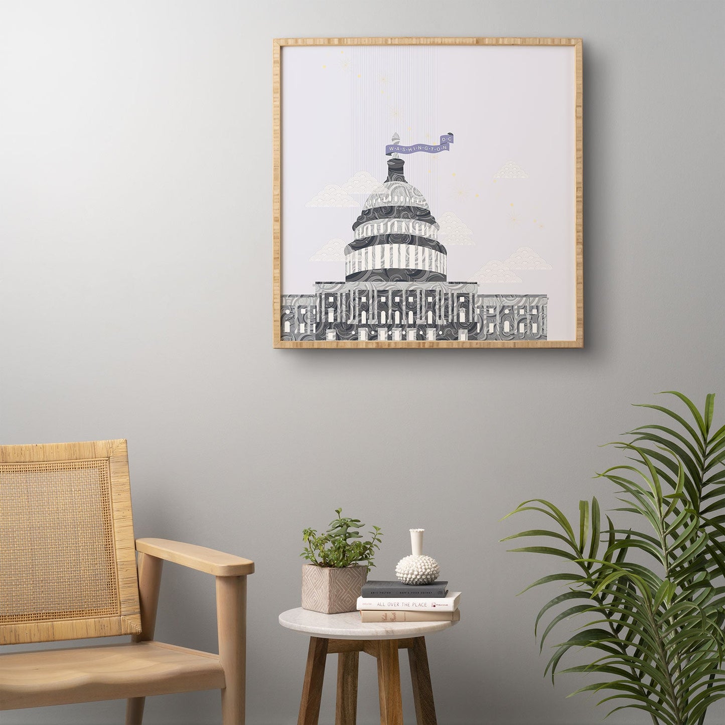 Jennifer Hill Washington DC Capitol Building Framed Wall Art