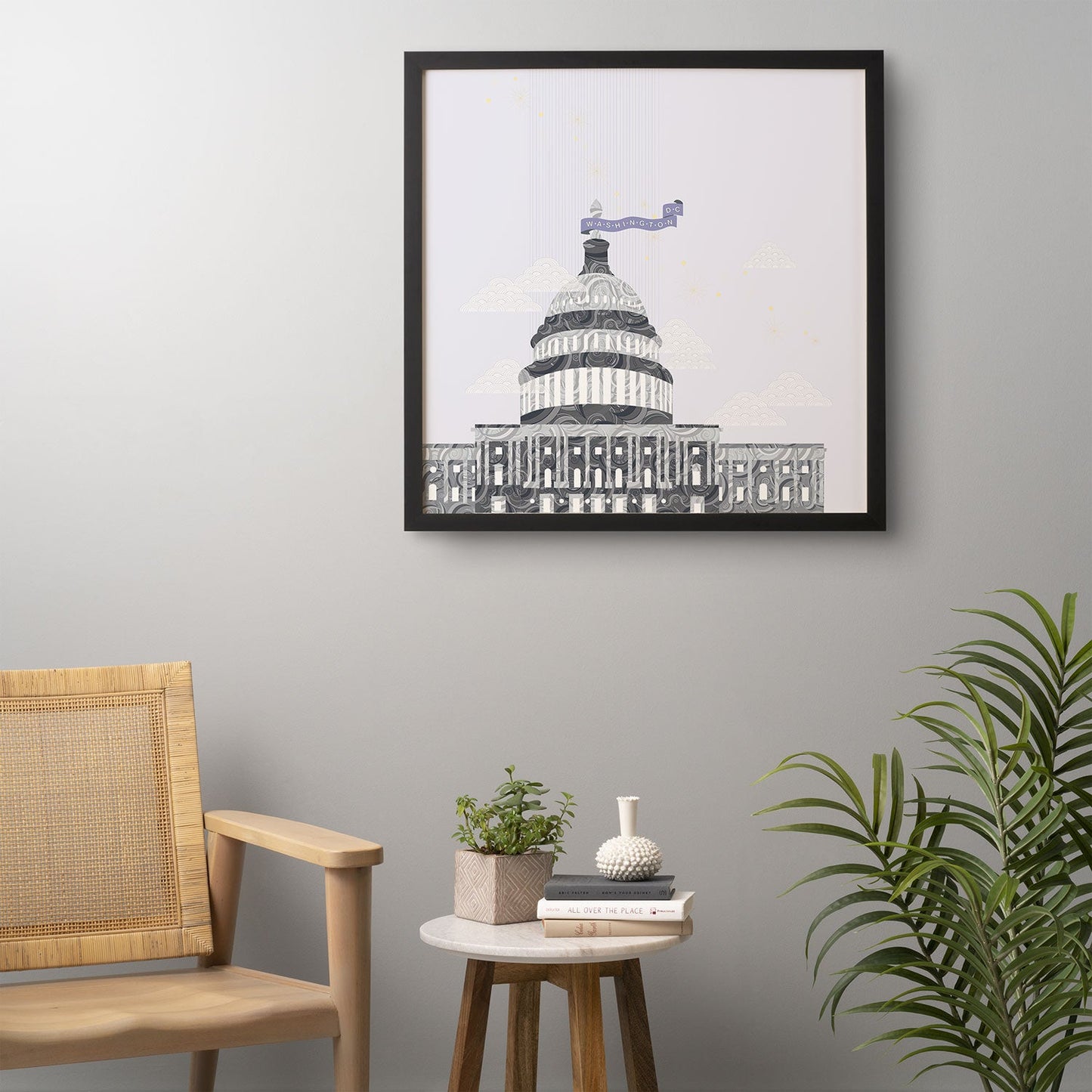 Jennifer Hill Washington DC Capitol Building Framed Wall Art