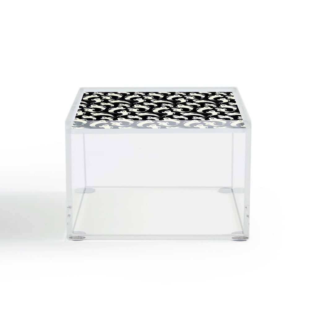 Jennifer Ladd Halloween ghosts 2 Acrylic Box