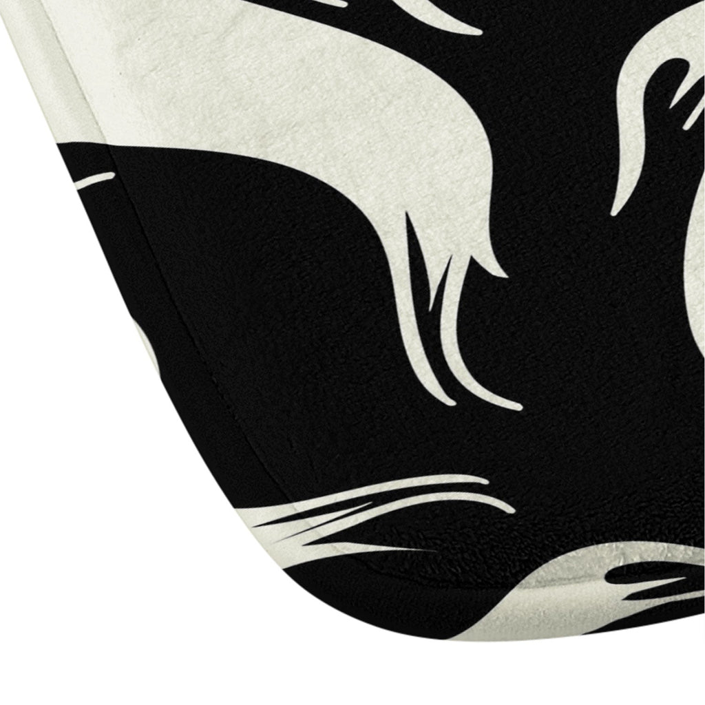 Jennifer Ladd Halloween ghosts 2 Memory Foam Bath Mat