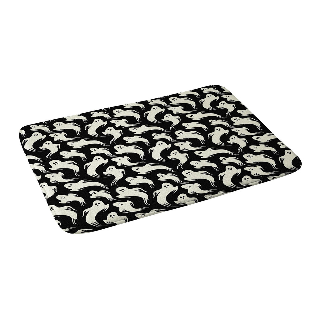 Jennifer Ladd Halloween ghosts 2 Memory Foam Bath Mat
