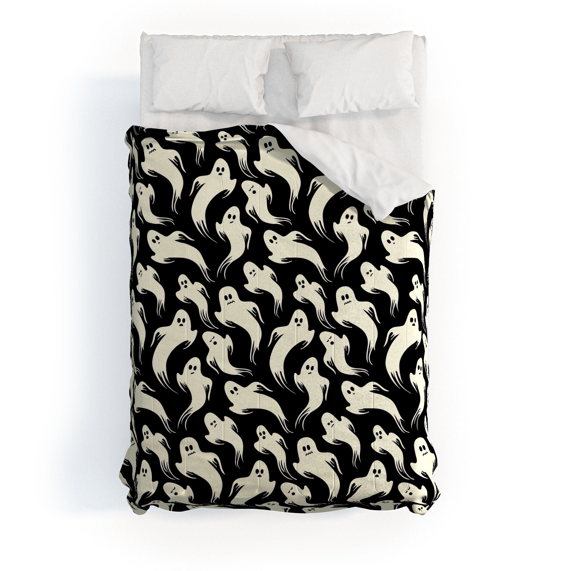 Jennifer Ladd Halloween ghosts 2 Comforter