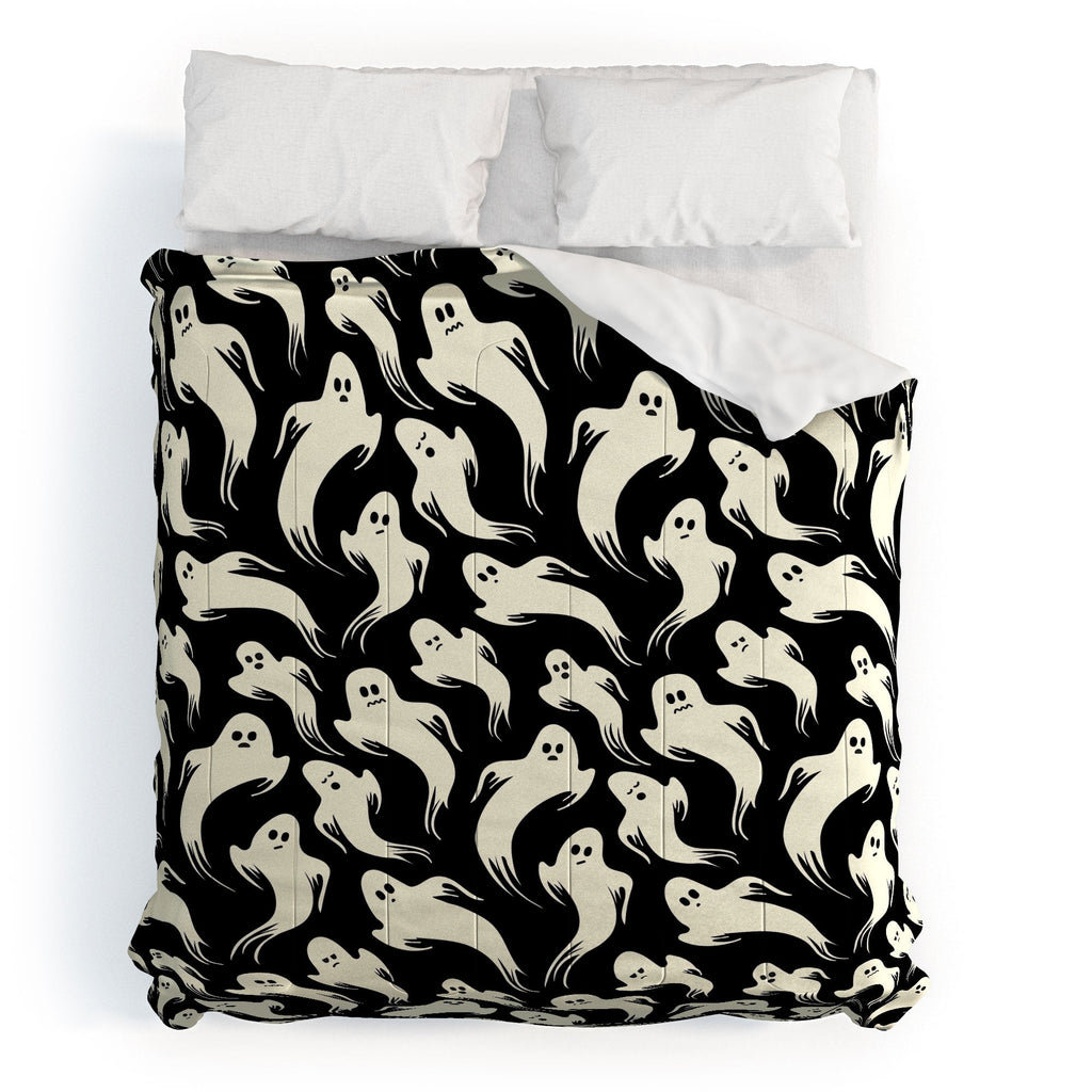 Jennifer Ladd Halloween ghosts 2 Comforter