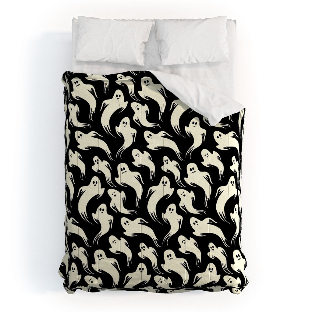 Jennifer Ladd Halloween ghosts 2 Comforter