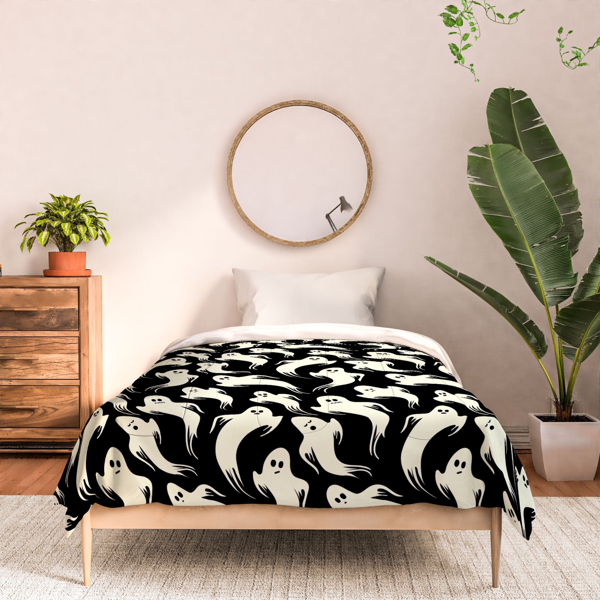 Jennifer Ladd Halloween ghosts 2 Comforter
