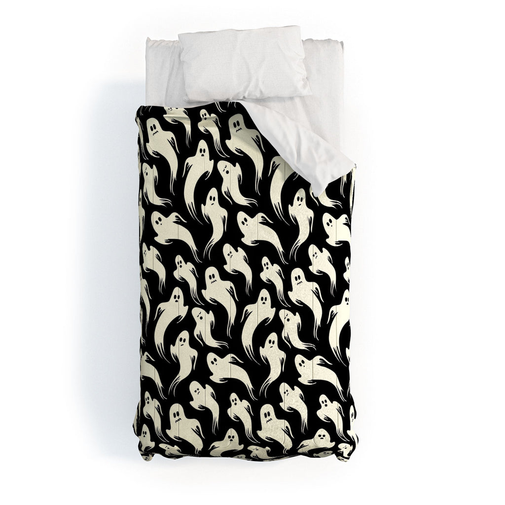 Jennifer Ladd Halloween ghosts 2 Comforter
