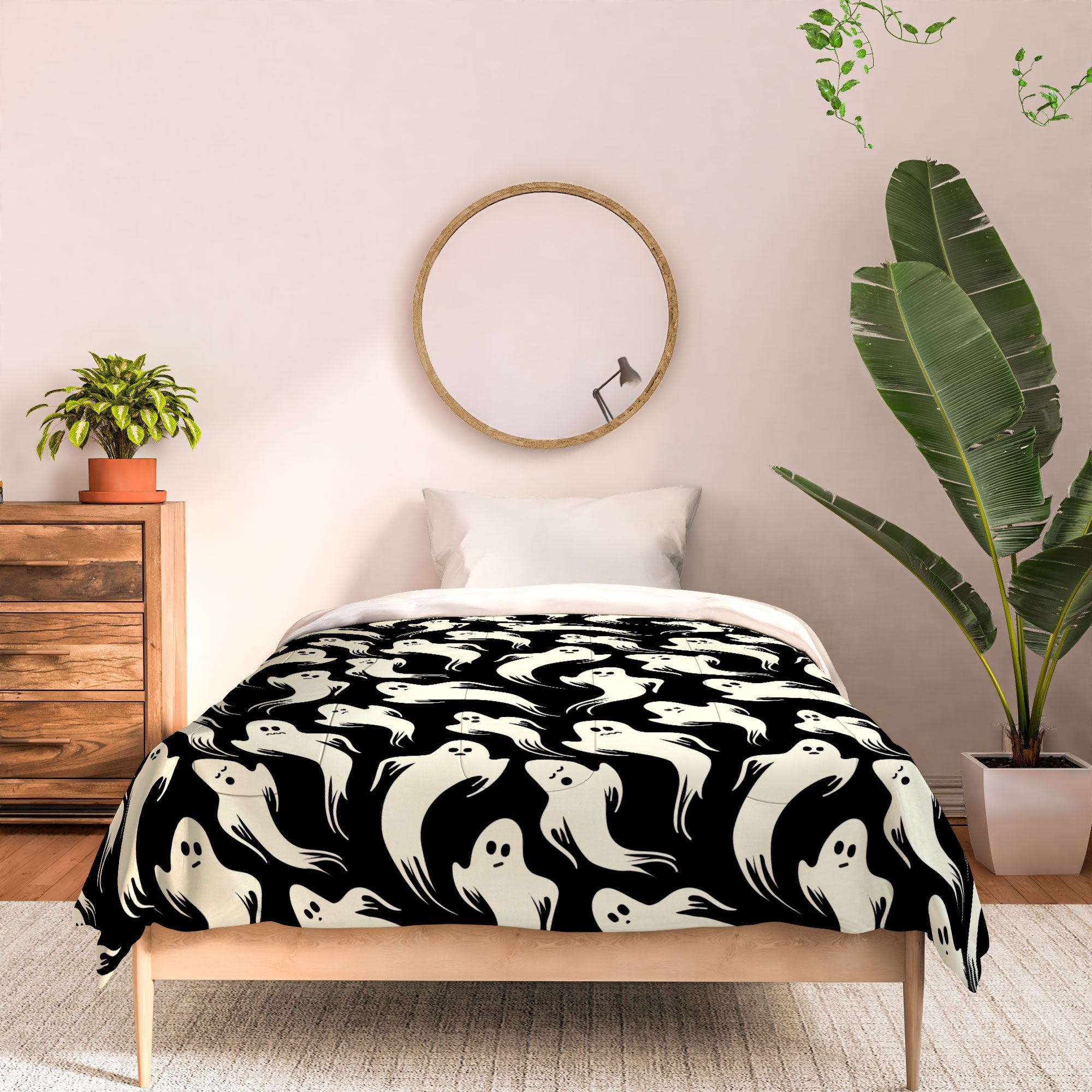 Jennifer Ladd Halloween ghosts 2 Comforter