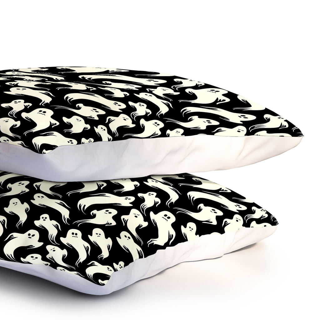 Jennifer Ladd Halloween ghosts 2 Pillow Shams