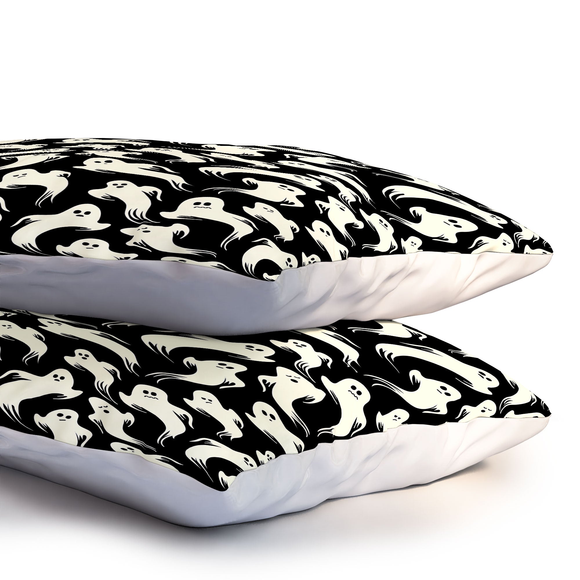 Jennifer Ladd Halloween ghosts 2 Pillow Shams