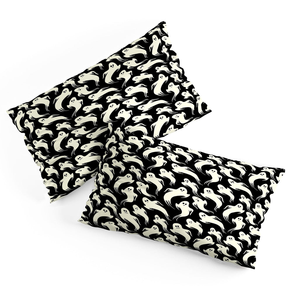 Jennifer Ladd Halloween ghosts 2 Pillow Shams
