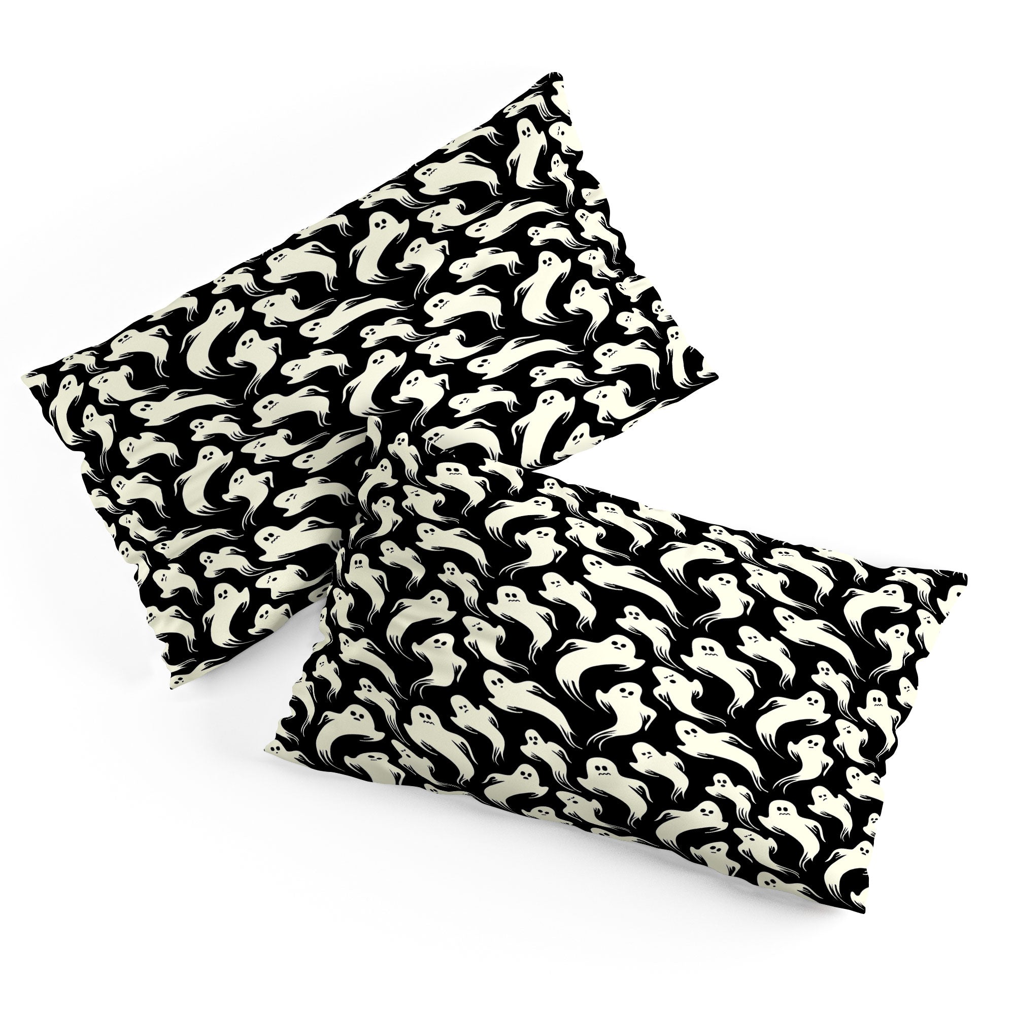 Jennifer Ladd Halloween ghosts 2 Pillow Shams
