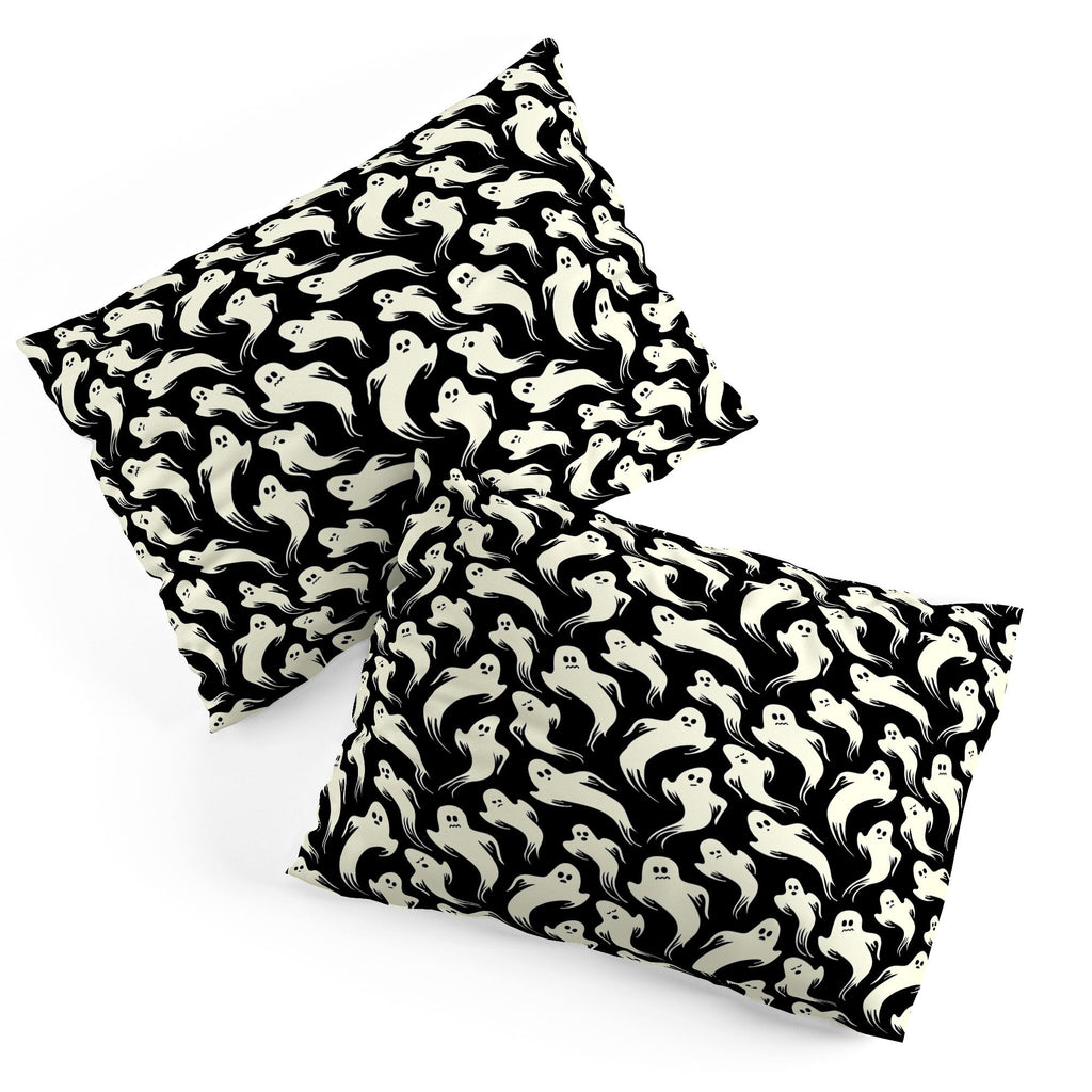 Jennifer Ladd Halloween ghosts 2 Pillow Shams