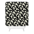 Jennifer Ladd Halloween ghosts 2 Shower Curtain