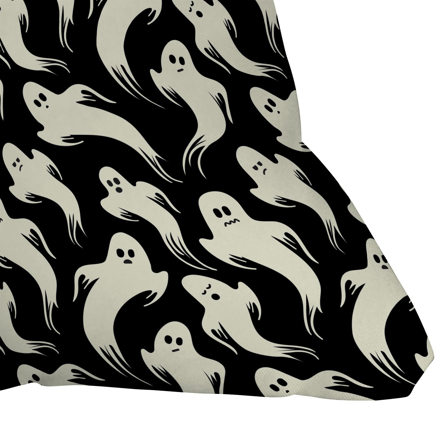 Jennifer Ladd Halloween ghosts 2 Outdoor Throw Pillow