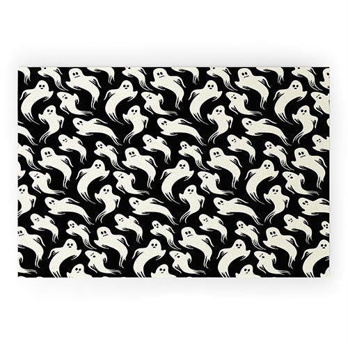 Jennifer Ladd Halloween ghosts 2 Welcome Mat
