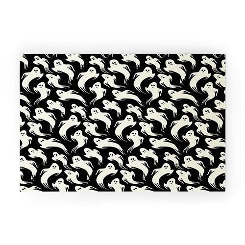 Jennifer Ladd Halloween ghosts 2 Welcome Mat