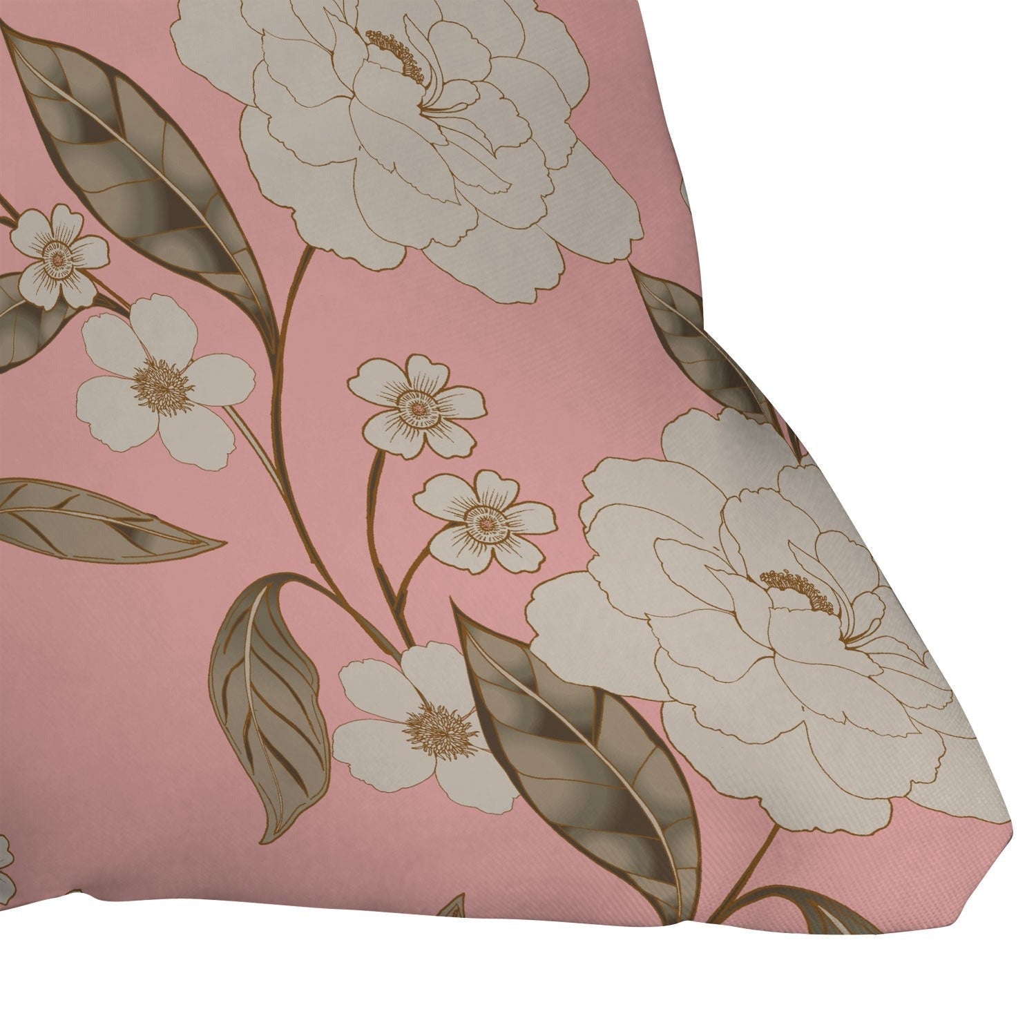 Gabriela Fuente Roberta in Pink Outdoor Throw Pillow