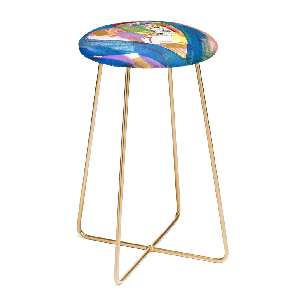 Natalie Baca Lucky in Love Counter Stool