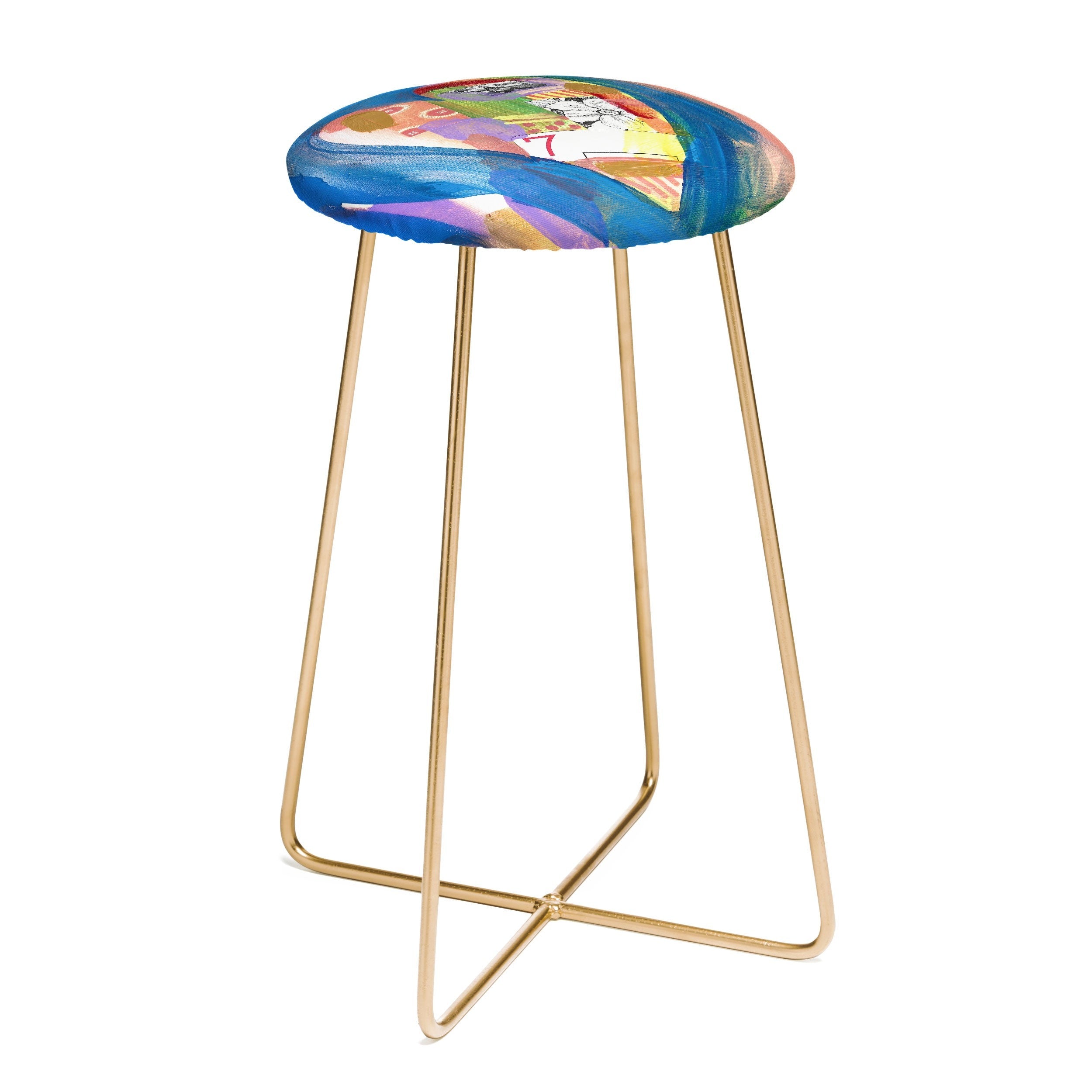 Natalie Baca Lucky in Love Counter Stool