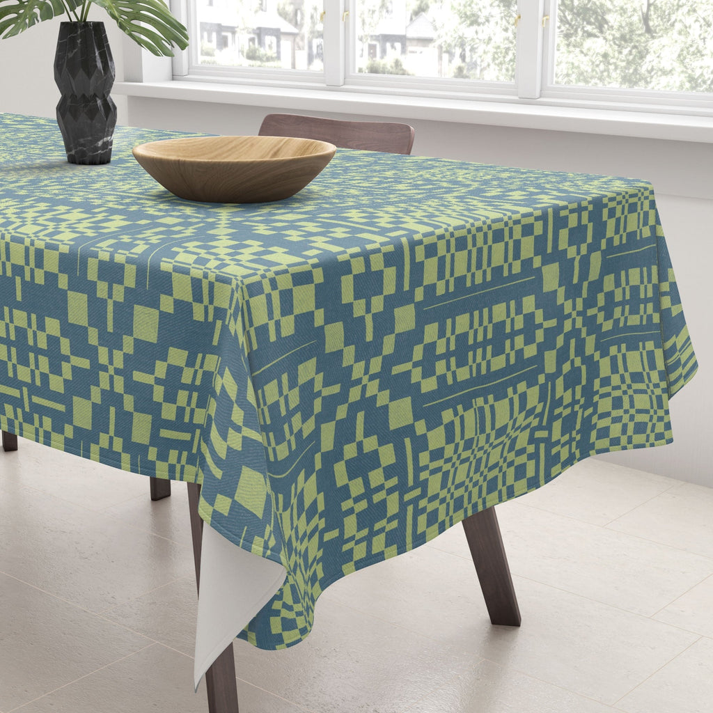 Marta Barragan Camarasa Nostalgic Grid Design Tablecloth