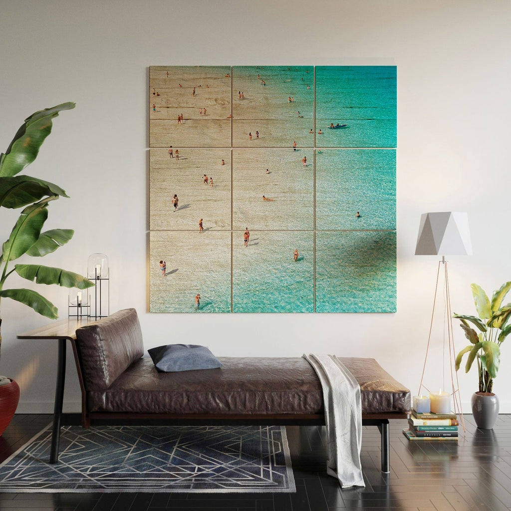 Gal Design Beach Daydream Wood Wall Mural