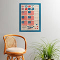 DENY Designs Goff s Evolution of the American Flag Poster