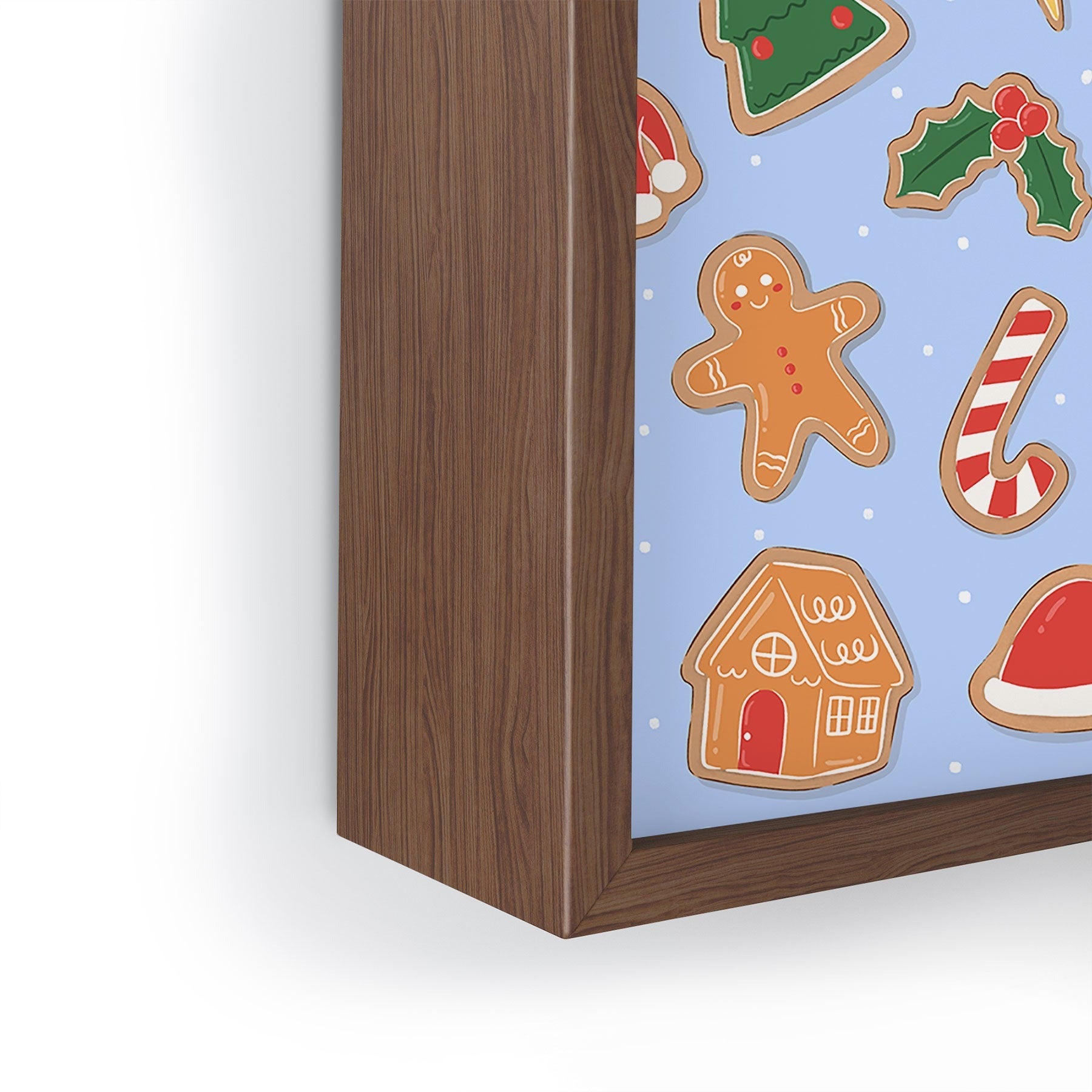 Love_Ryming Christmas Cookies Framed Mini Art Print