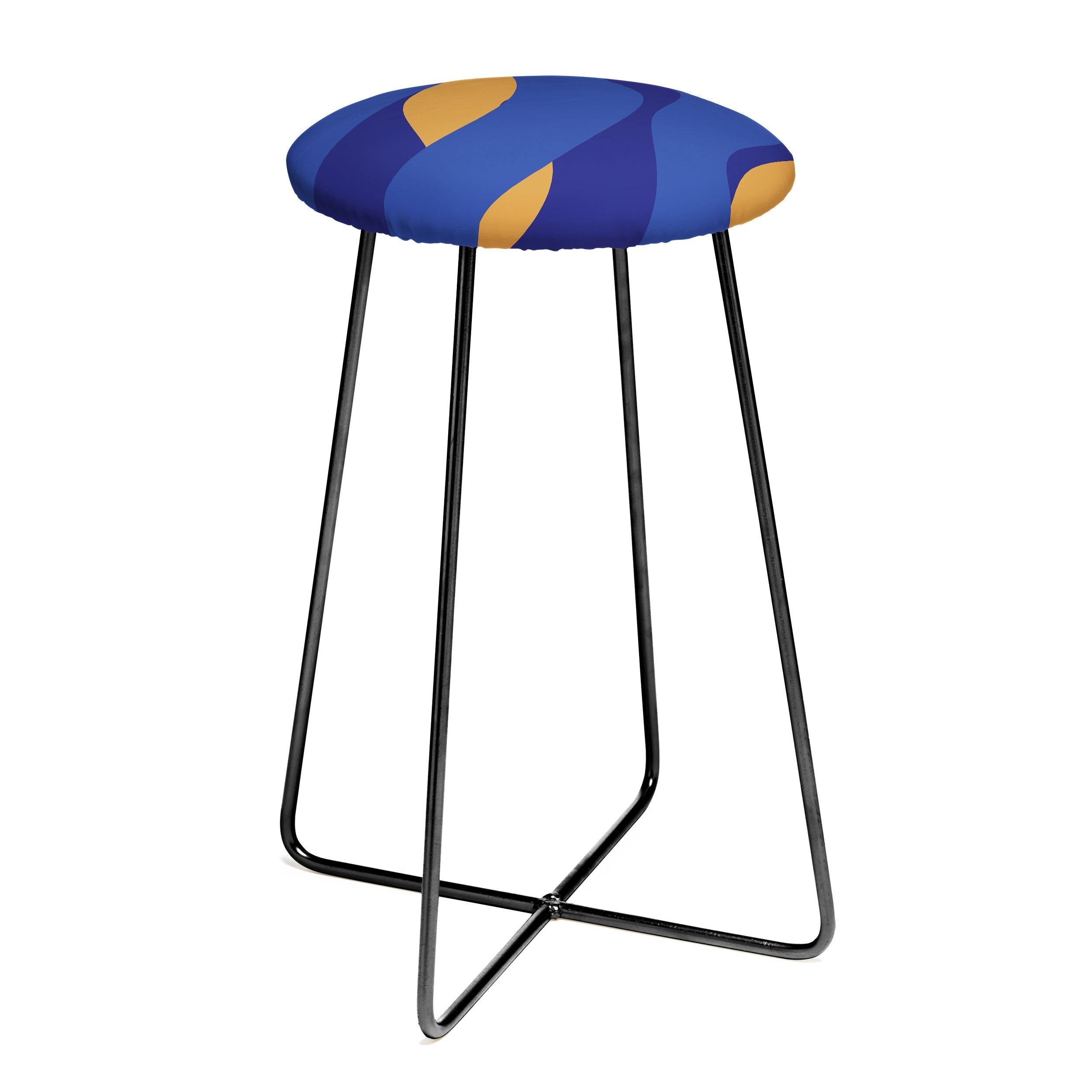 Camilla Foss Pebbles in Stream Counter Stool