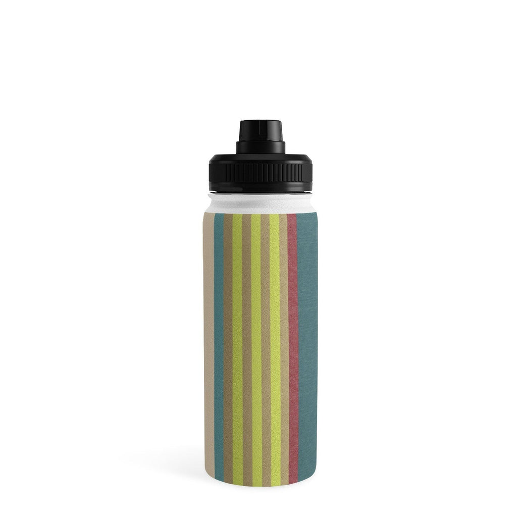 Marta Barragan Camarasa Colorful Stripe Delight Water Bottle