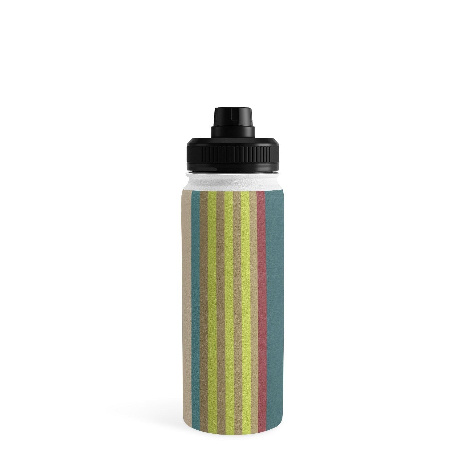 Marta Barragan Camarasa Colorful Stripe Delight Water Bottle