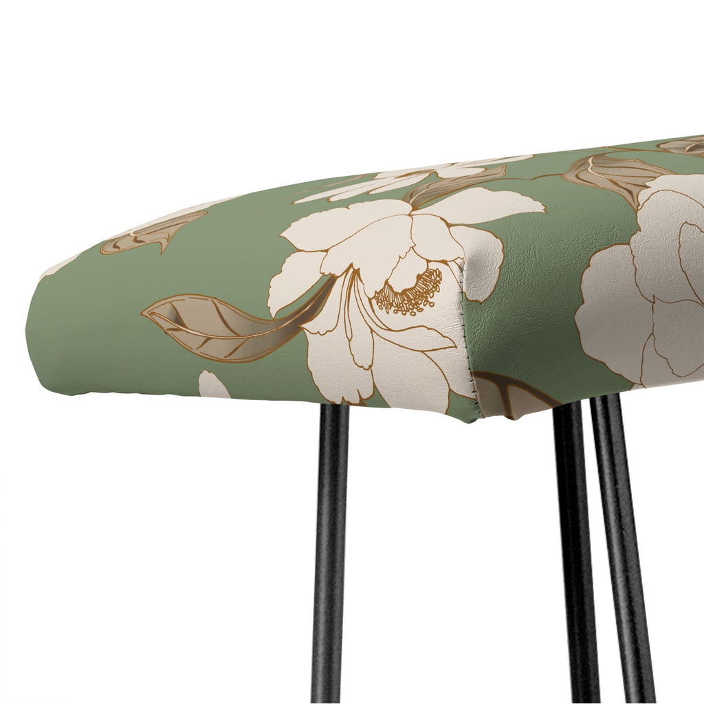 Gabriela Fuente Olive Floral Roberta Bench