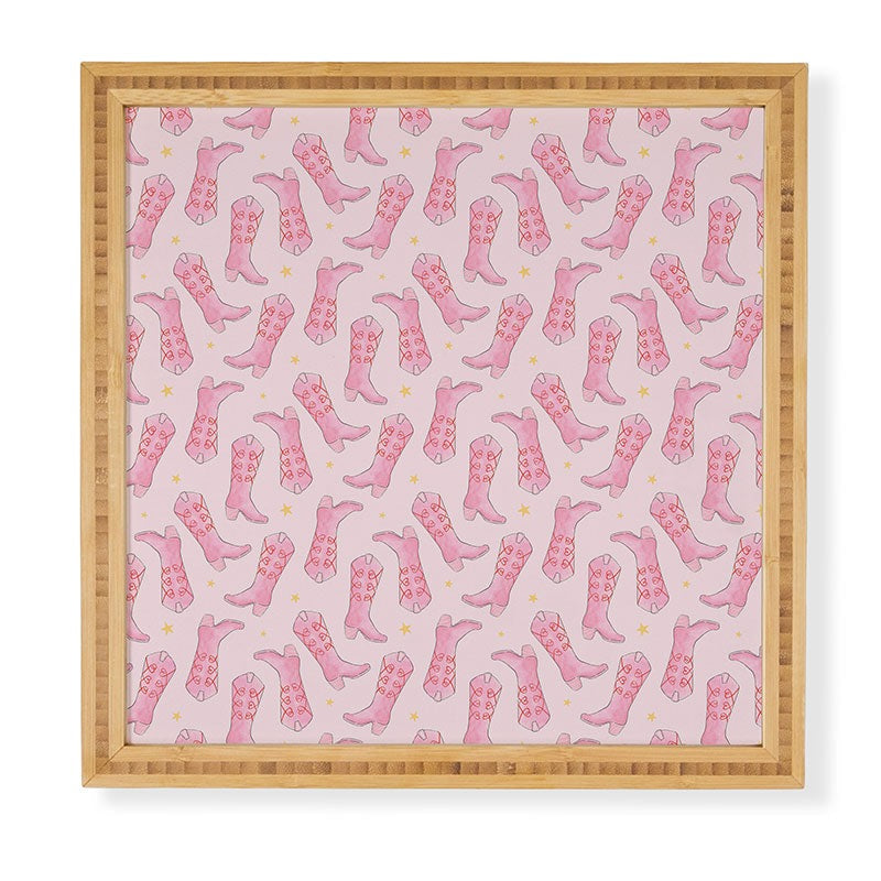 Love_Ryming Stars and Boots Framed Wall Art