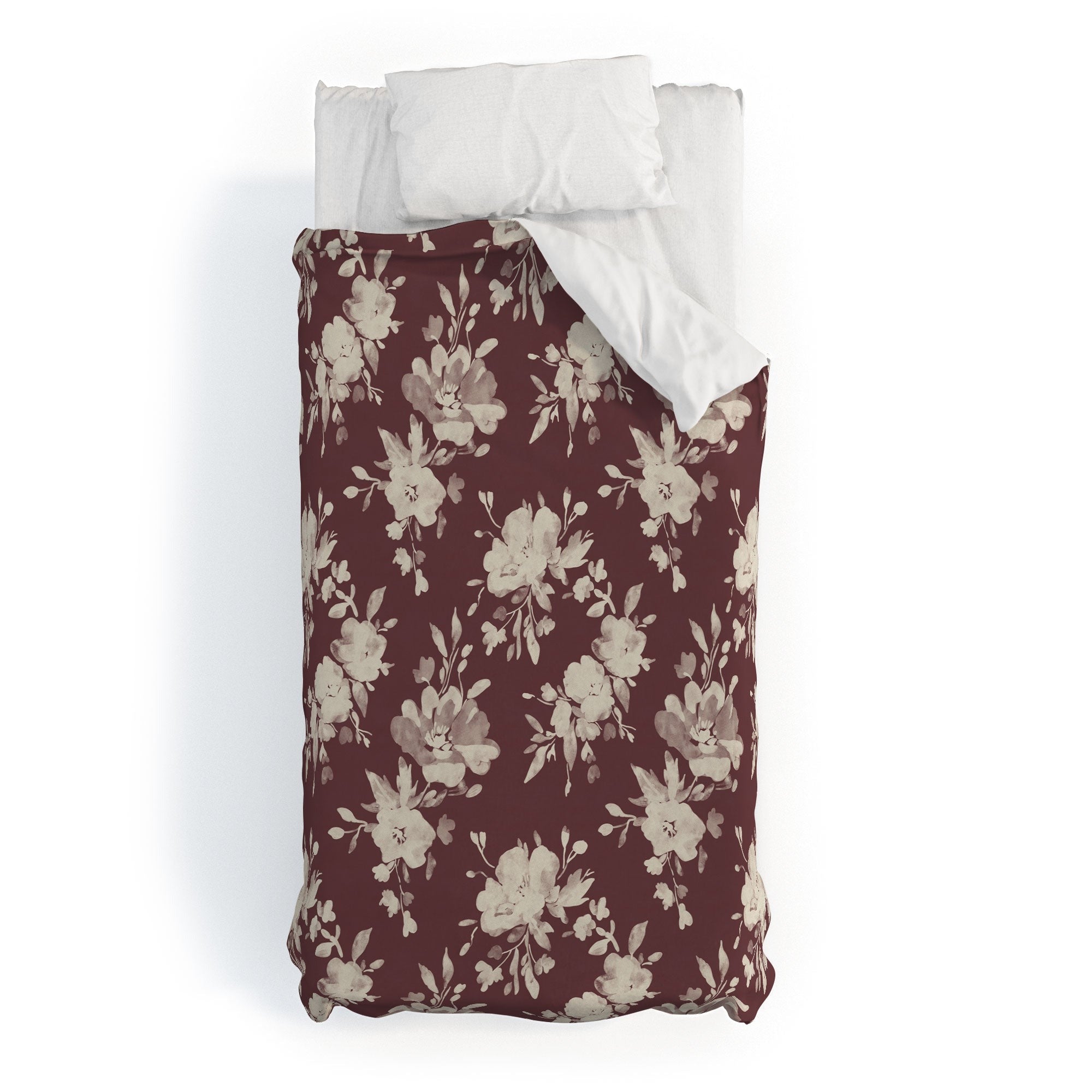 Marta Barragan Camarasa Antique Petal Romance Duvet Cover