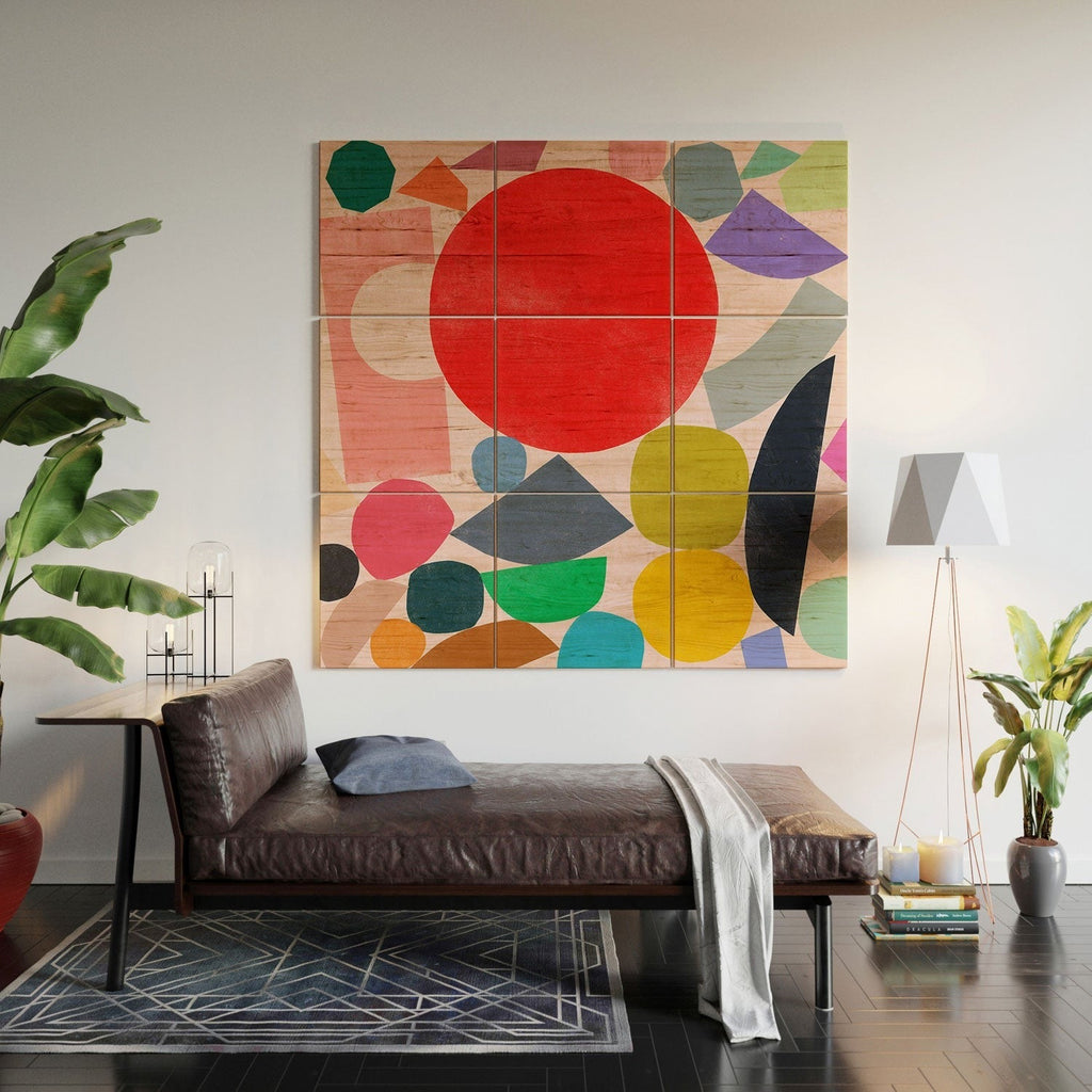 Garima Dhawan Colored Toys 4 Wood Wall Mural