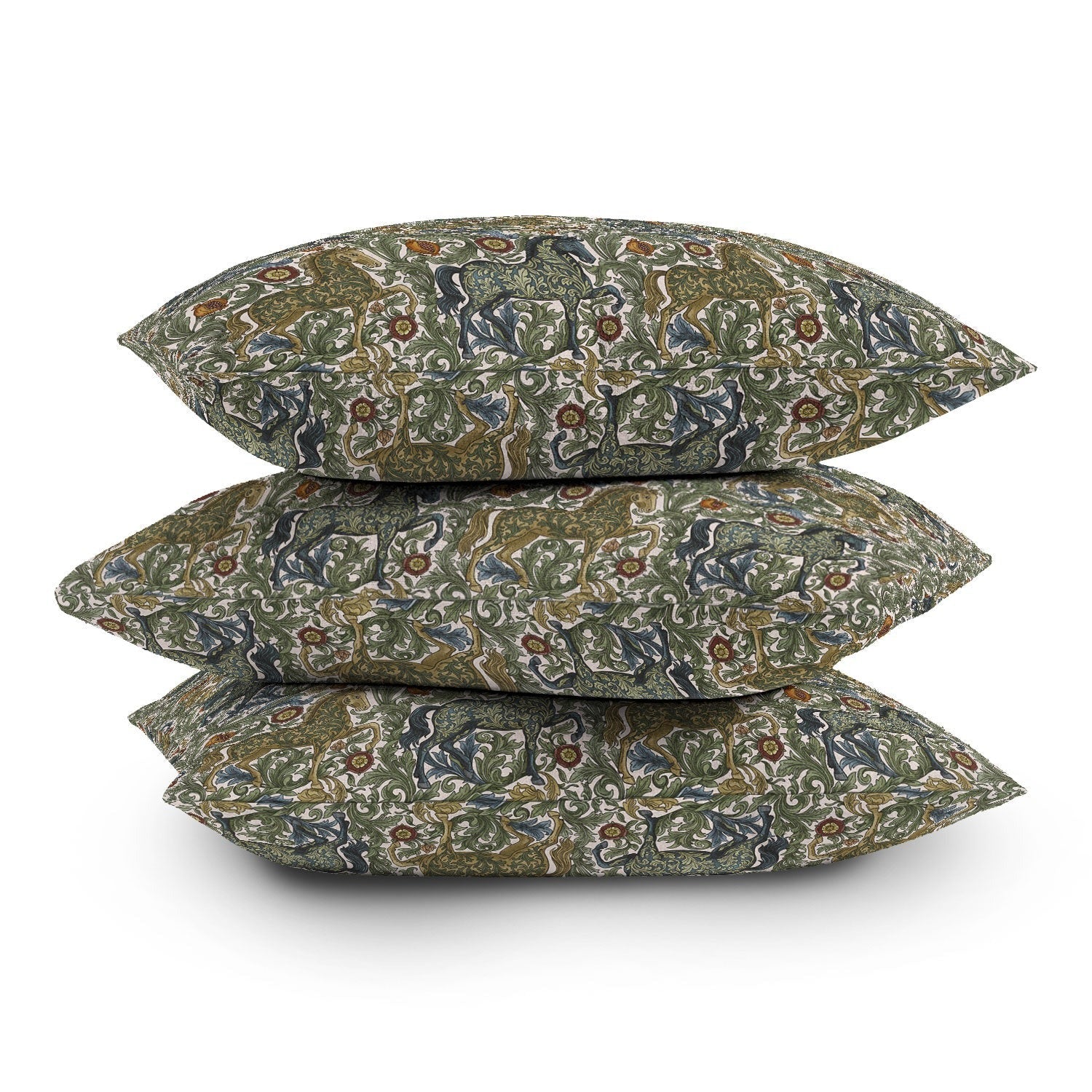 Marta Barragan Camarasa Renaissance Horse Garden Outdoor Throw Pillow