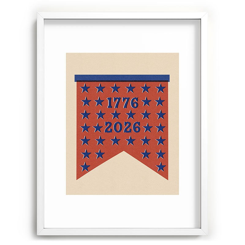 DENY Designs Star Banner Recessed Framing Rectangle
