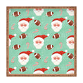 Design by Spark Sporty Football Santa Holiday Square Tray