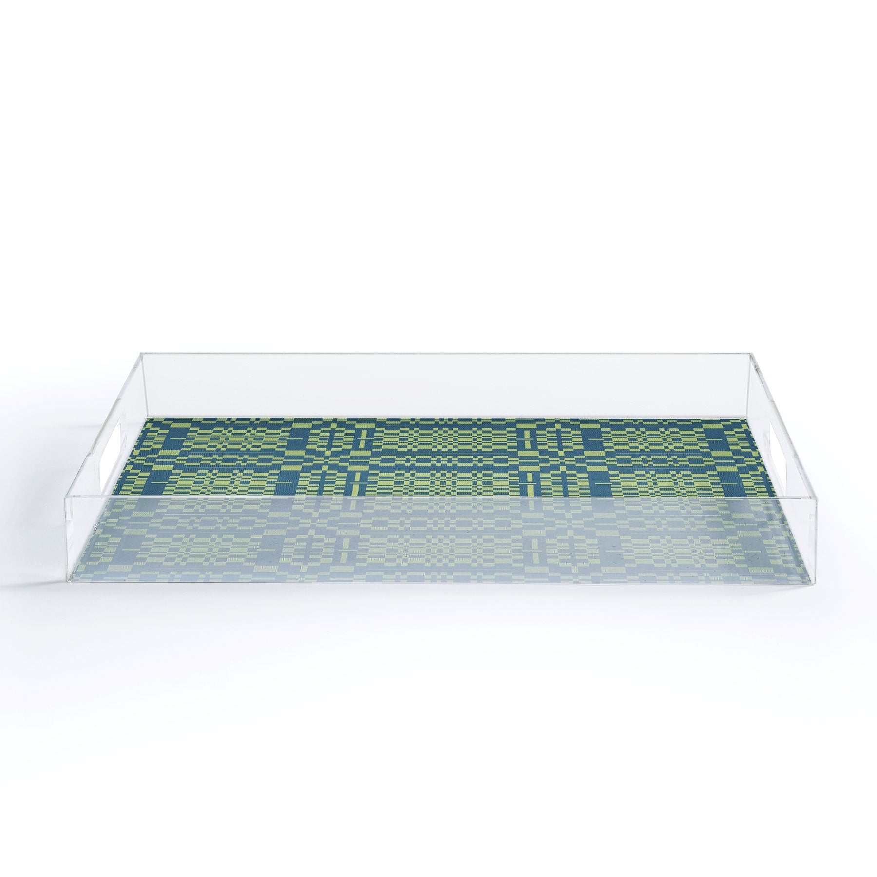 Marta Barragan Camarasa Nostalgic Grid Design Acrylic Tray
