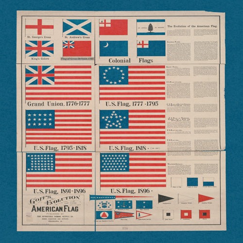 DENY Designs Goff s Evolution of the American Flag Shower Curtain
