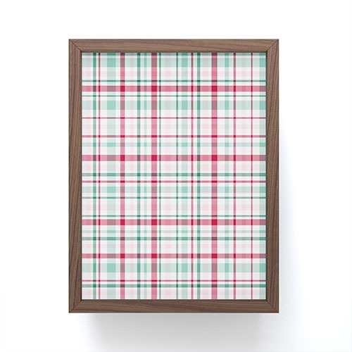 Lisa Argyropoulos Merry Vintage Plaid Framed Mini Art Print