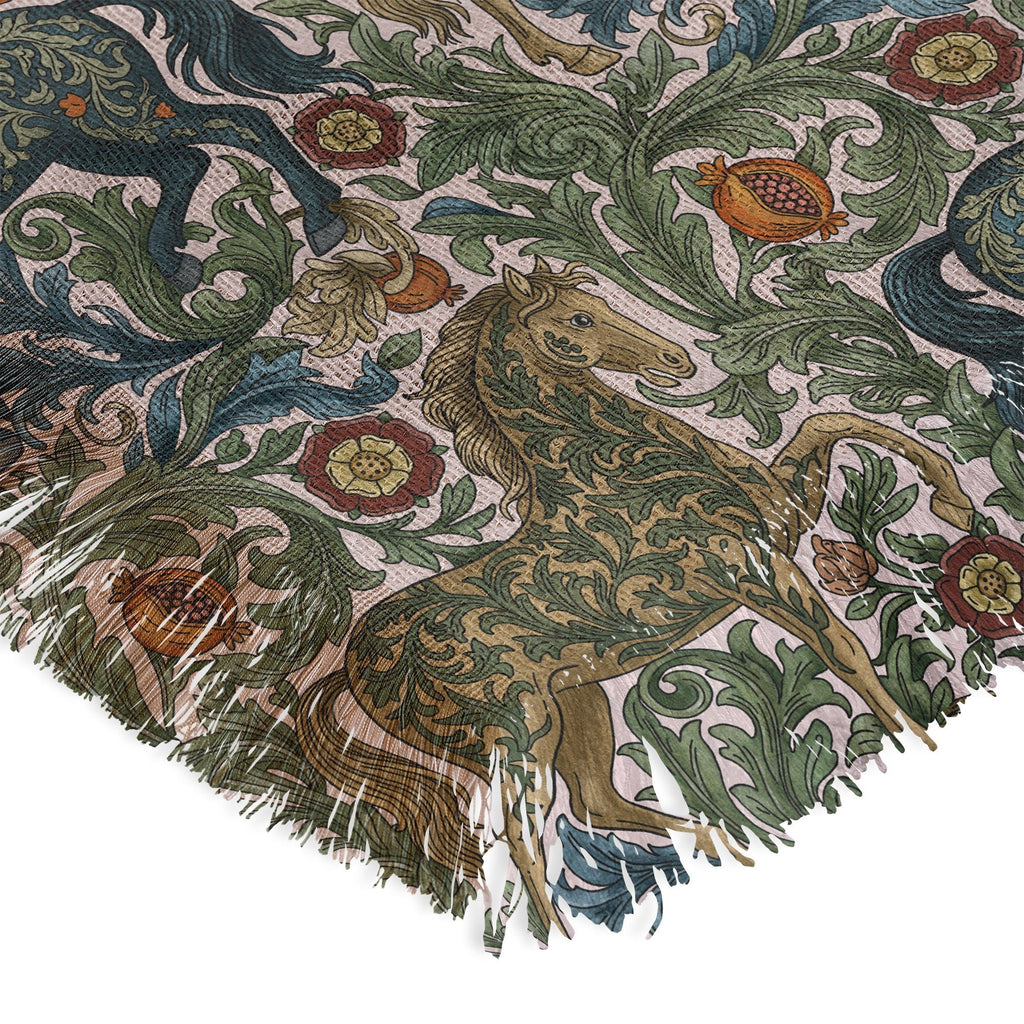 Marta Barragan Camarasa Renaissance Horse Garden Throw Blanket