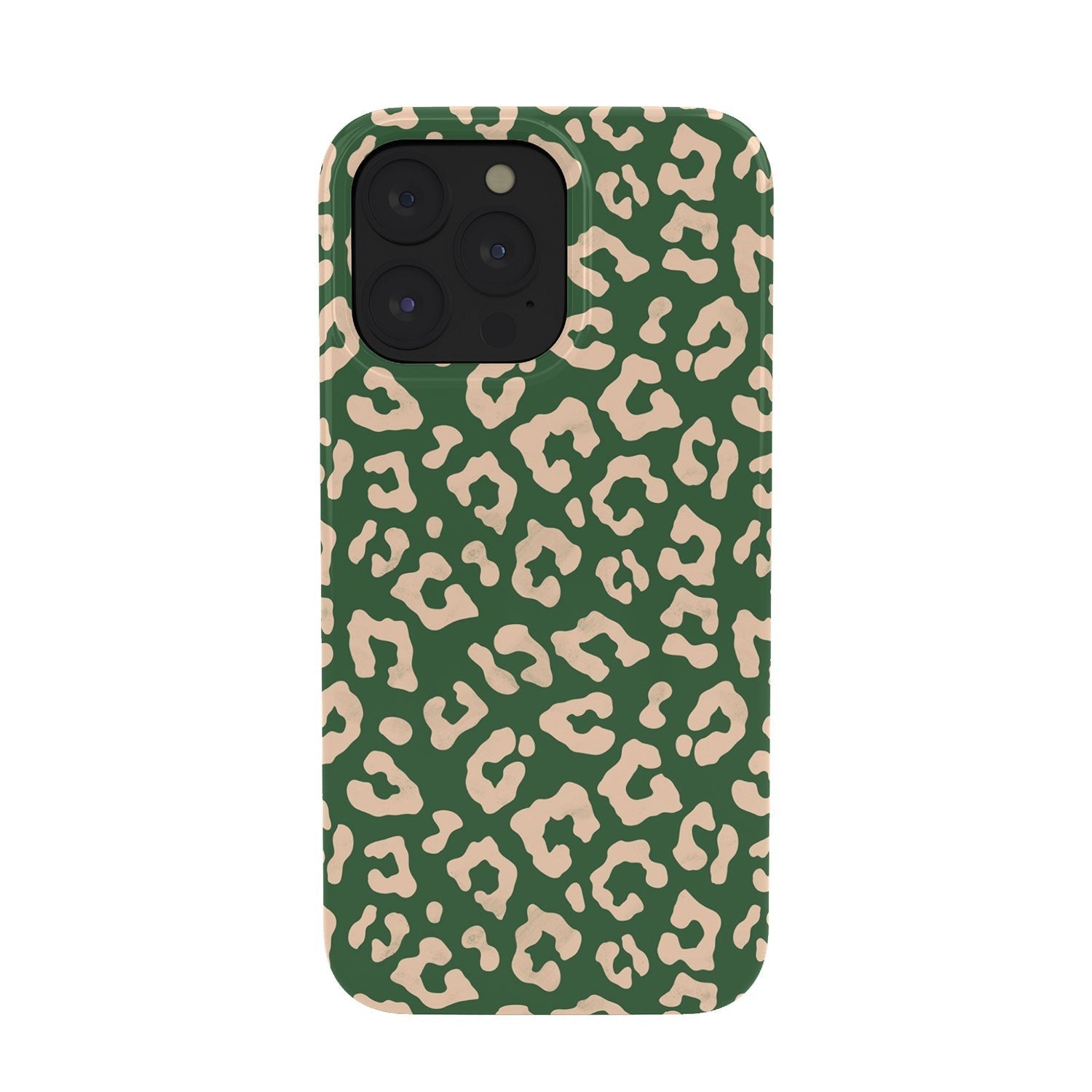 Avenie BR Cheetah Print In Green Phone Case