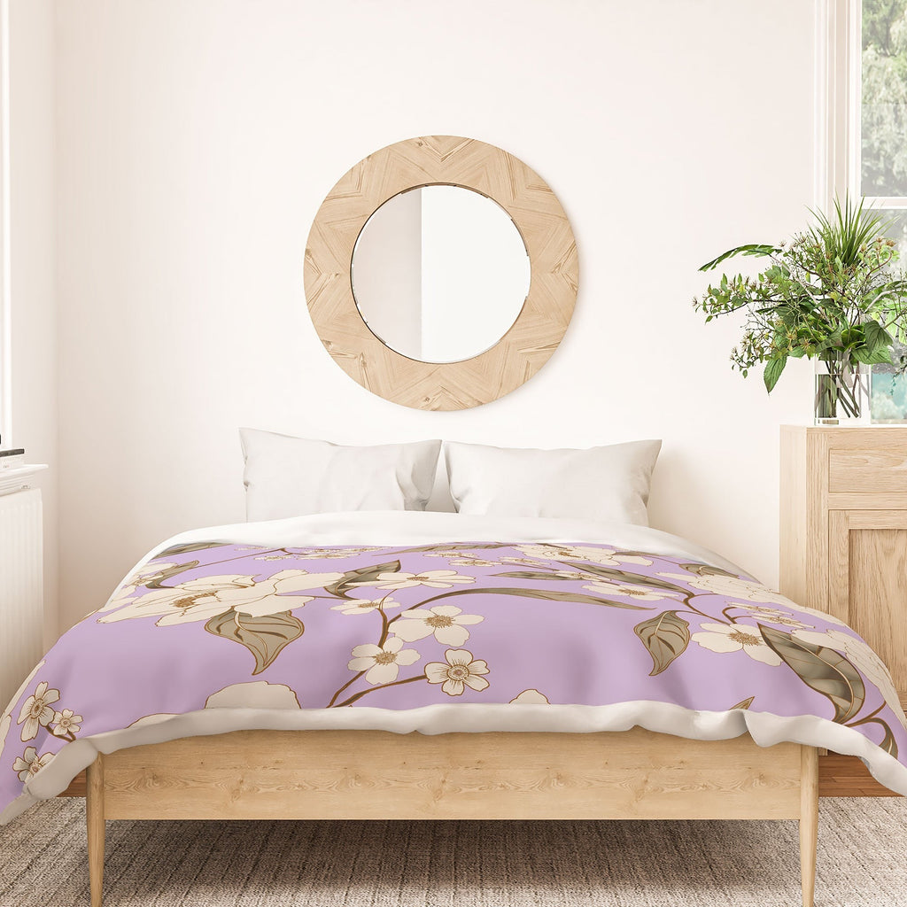 Gabriela Fuente Roberta lilac Duvet Cover