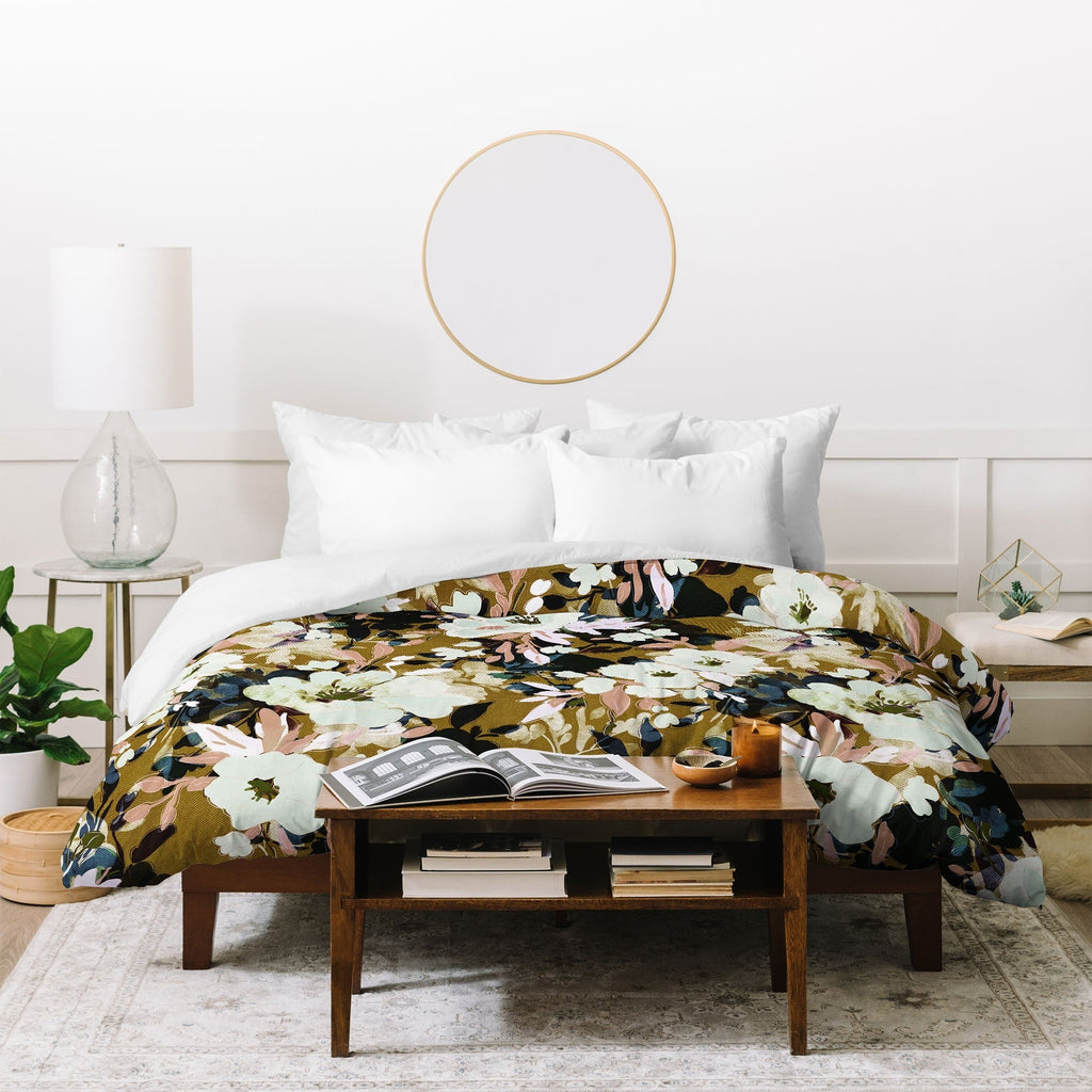 Marta Barragan Camarasa Romantic Floral Fusion Duvet Cover