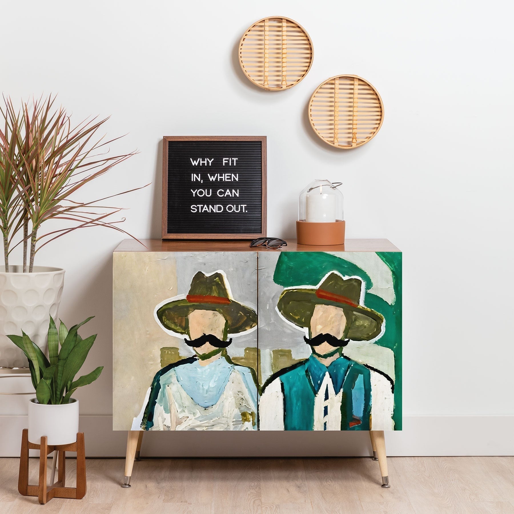 83 Oranges Side By Side Cowboy Edition Credenza