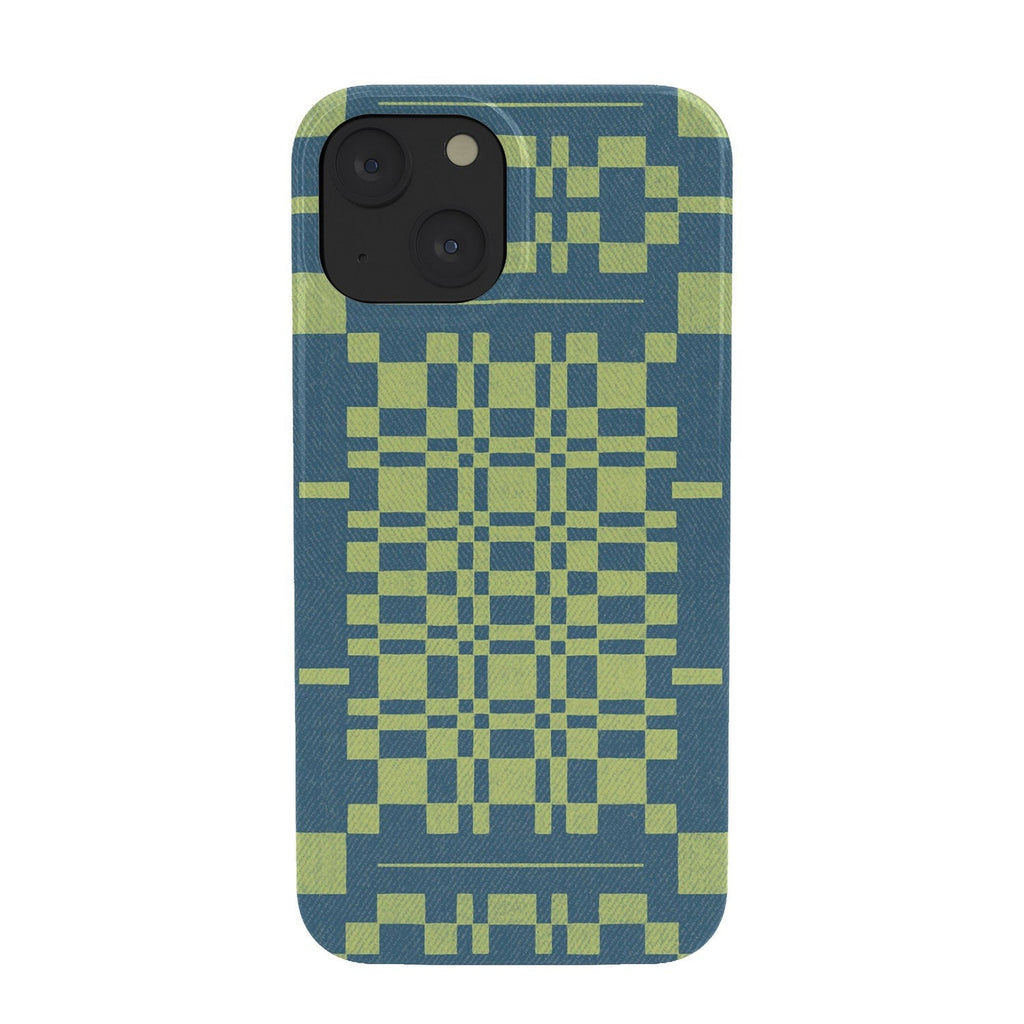 Marta Barragan Camarasa Nostalgic Grid Design Phone Case