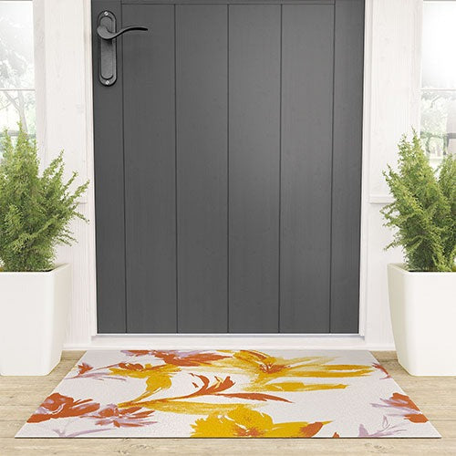 Gabriela Fuente Emma Floral Classic Welcome Mat