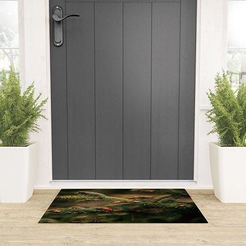 Hannah Kemp Spruce Tips Welcome Mat