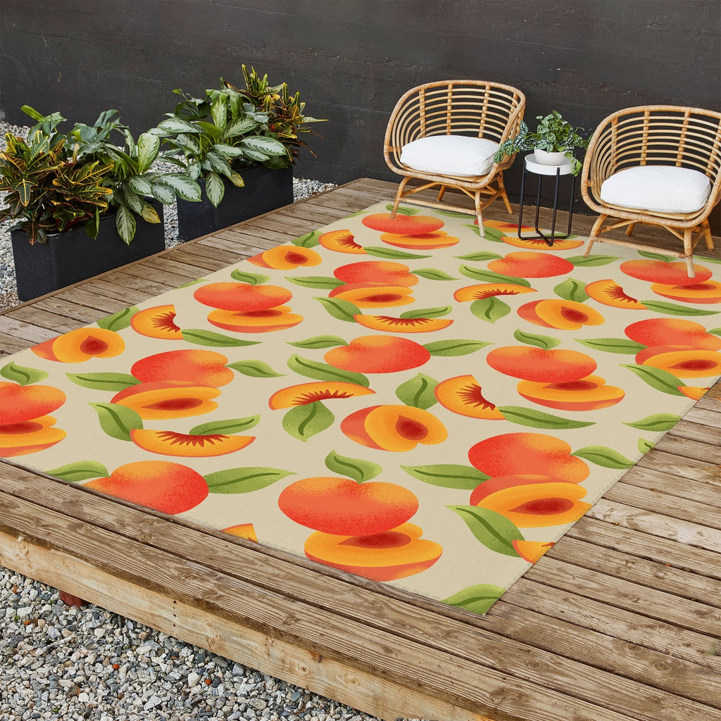 Jessica Molina Peach Pattern Outdoor Rug